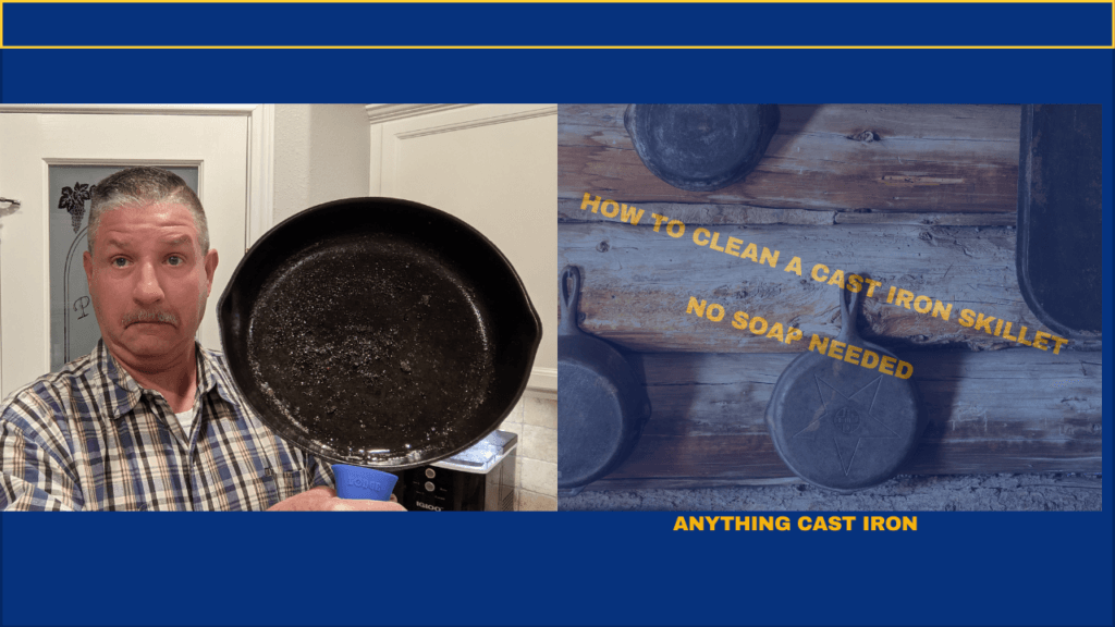 How to clean your cast iron skillet without soap