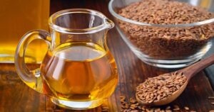 Flaxseed oil whole and ground